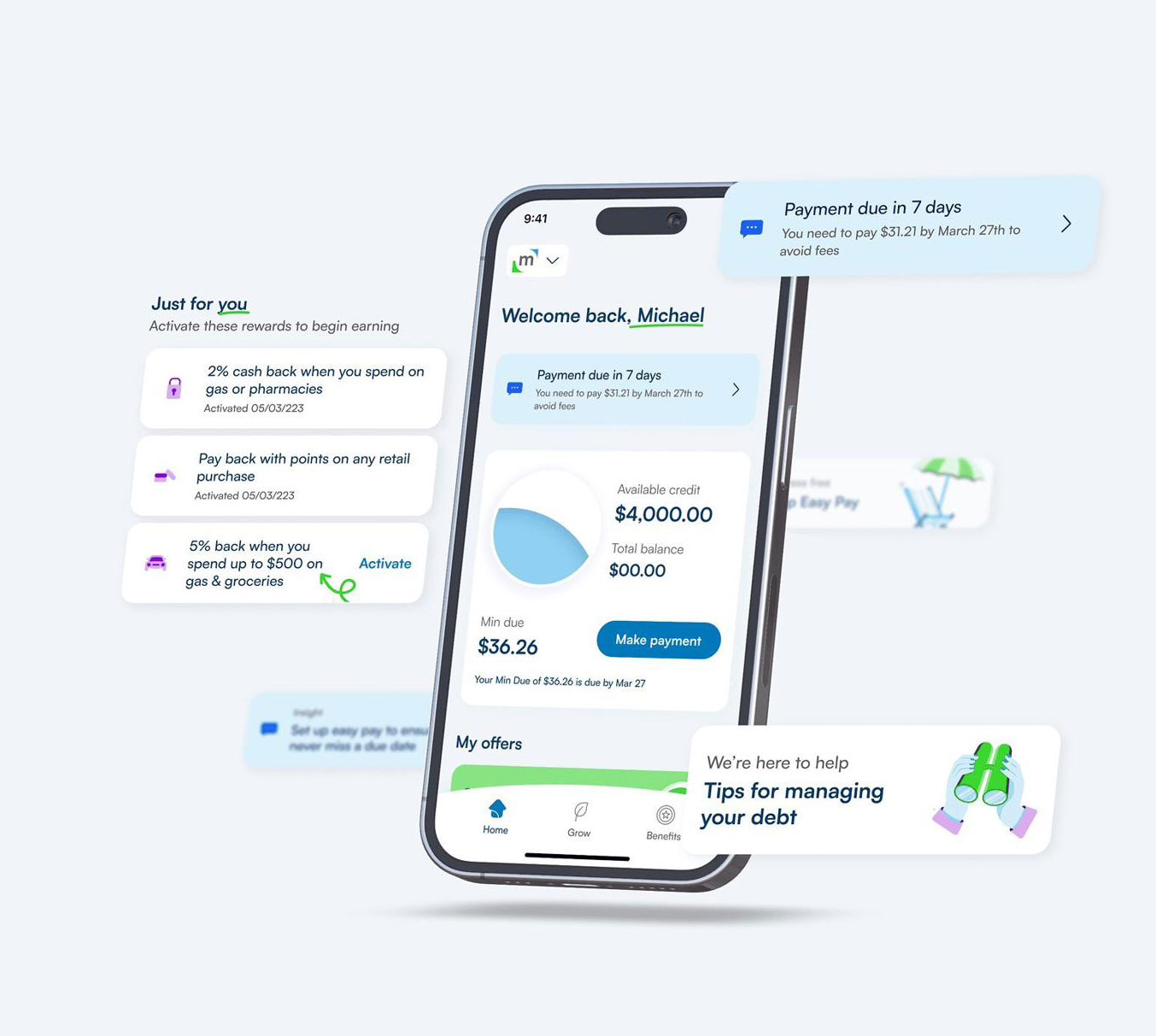 Mercury Financial mobile credit product