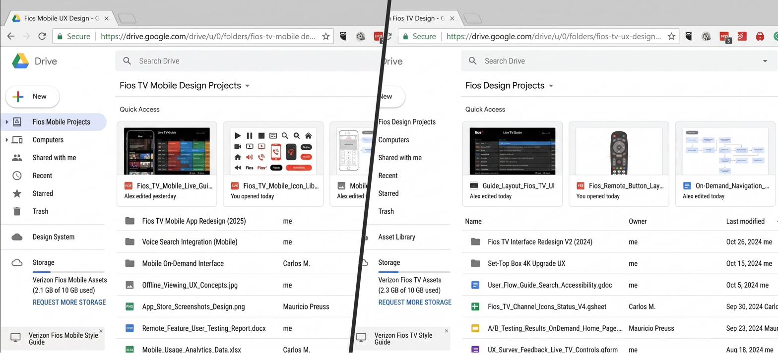 UMW divergence audit — side-by-side comparison of Mobile and Web patterns