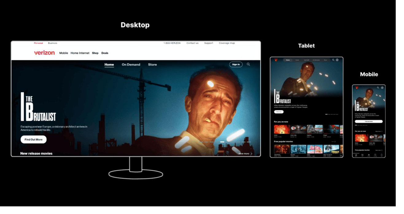Unified product across desktop, tablet, and mobile — single coherent system across all hardware